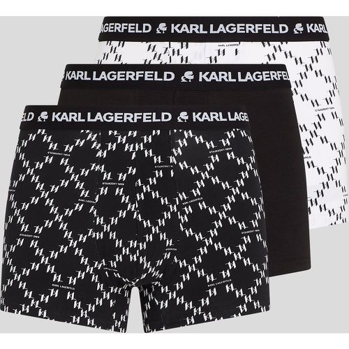 Kl Monogram Trunks – 3 Pack, Man, /, Size: L - Karl Lagerfeld - Modalova