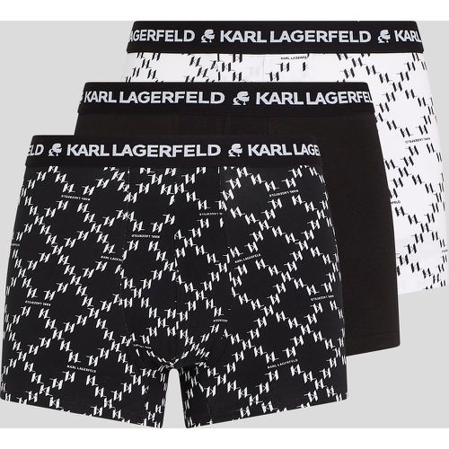 Kl Monogram Trunks – 3 Pack, Man, /, Size: XS - Karl Lagerfeld - Modalova