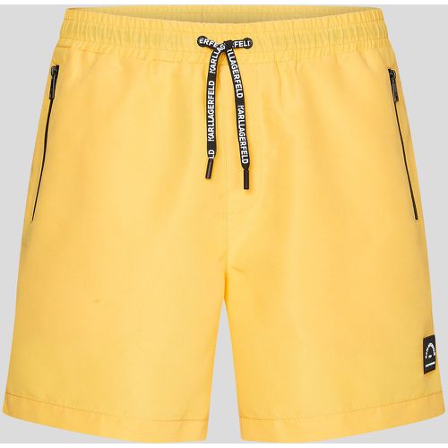 Rue St-guillaume Tonal Diagonal Karl Logo Board Shorts, Man, , Size: L - Karl Lagerfeld - Modalova