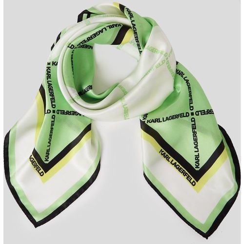 K/essential Diamond Logo Silk Scarf, Woman, , Size: One size - Karl Lagerfeld - Modalova