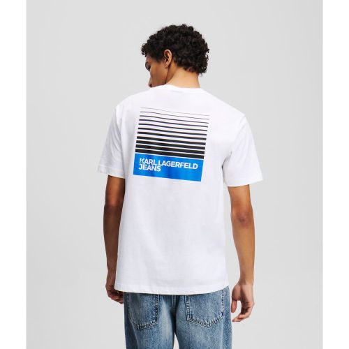 T-shirt Logo Encadré Estompé, , , Taille: L - Karl Lagerfeld - Modalova