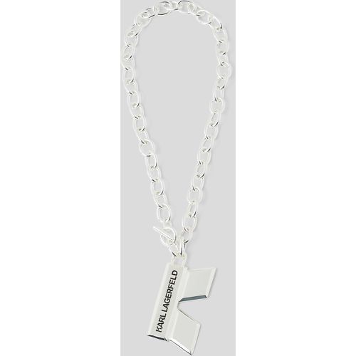 Ikon K Charm Necklace, Woman, , Size: One size - Karl Lagerfeld - Modalova