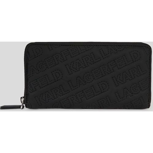 K/essential Quilt Continental Wallet, Woman, , Size: One size - Karl Lagerfeld - Modalova