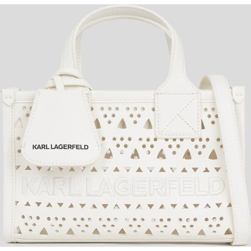 K/skuare Small Perforated Tote Bag, Woman, , Size: One size - Karl Lagerfeld - Modalova