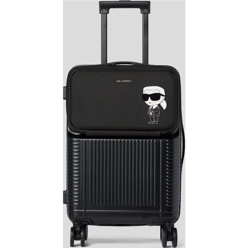 Ikon Mixed Fabric Trolley Case, Man, , Size: One size - Karl Lagerfeld - Modalova