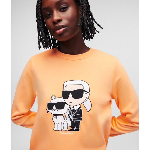 Karl Ikon Karl & Choupette Sweatshirt, Woman, , Size: L - Karl Lagerfeld - Modalova