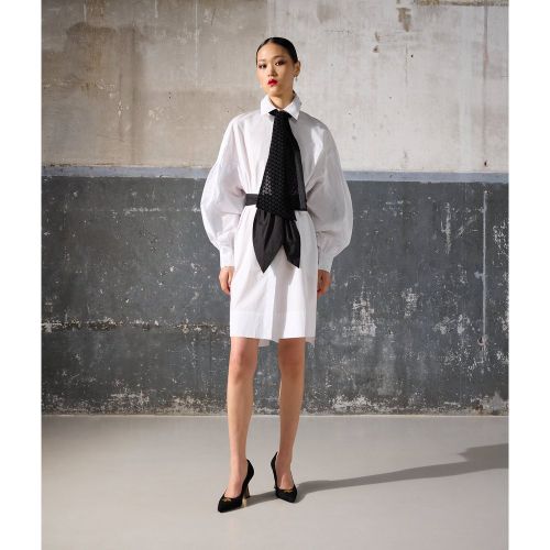 Robe Chemise À Lavallière Sélectionnée Par Hun Kim, , , Taille: 34 - Karl Lagerfeld - Modalova