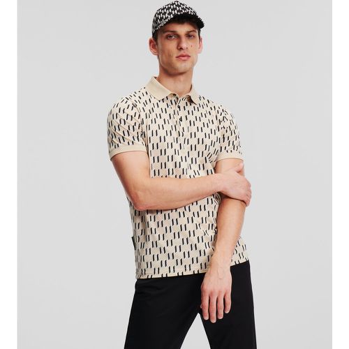 Patterned Polo Shirt, Man, , Size: M - Karl Lagerfeld - Modalova