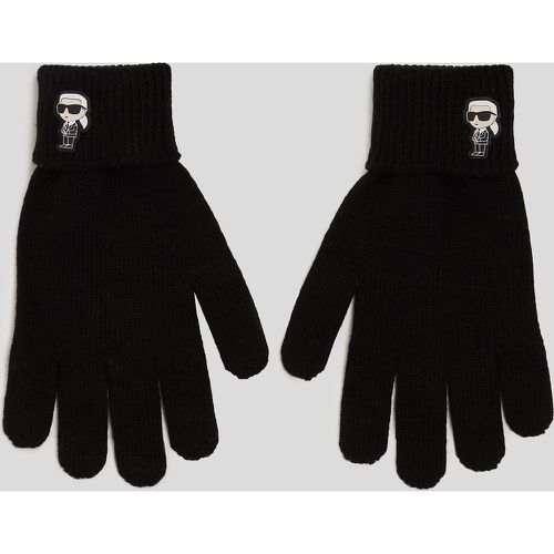 K/ikonik Knitted Gloves, Woman, , Size: S - Karl Lagerfeld - Modalova