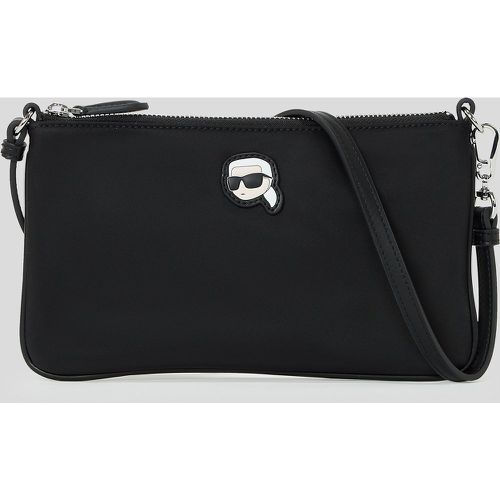 Ikon Nylon Shoulder Pouch, Woman, , Size: One size - Karl Lagerfeld - Modalova