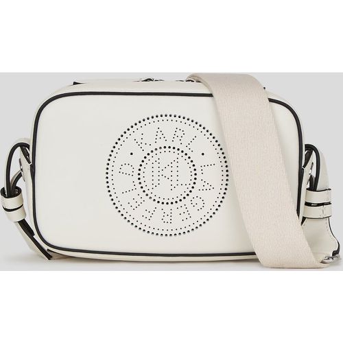 K/circle Perforated Crossbody Bag, Woman, , Size: One size - Karl Lagerfeld - Modalova