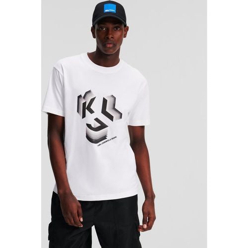 Klj Monogram Graphic T-shirt, Man, , Size: L - KL Jeans - Modalova