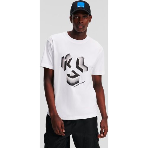 Klj Monogram Graphic T-shirt, Man, , Size: XS - Karl Lagerfeld - Modalova