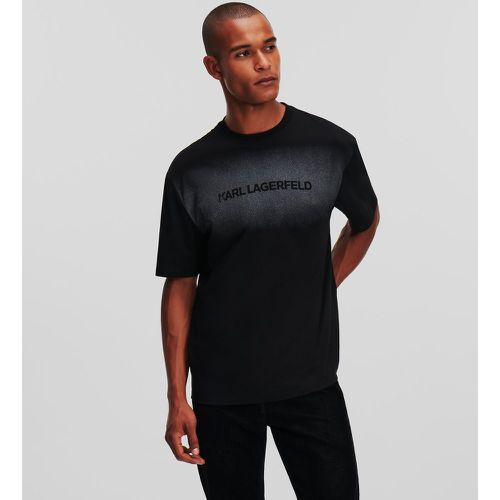 Gradient Karl Logo T-shirt, Man, , Size: XS - Karl Lagerfeld - Modalova