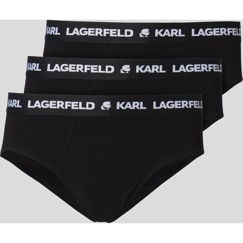 Logo Briefs 3-pack, Man, , Size: XS - Karl Lagerfeld - Modalova