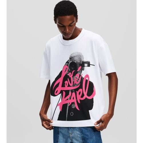 Klj X Atelier Reservé Print T-shirt, Man, , Size: L - Karl Lagerfeld - Modalova