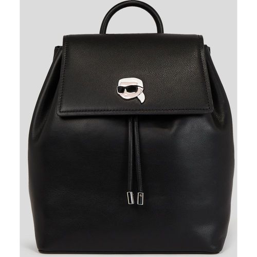 K/ikonik Pin Leather Flap Backpack, Woman, , Size: One size - Karl Lagerfeld - Modalova