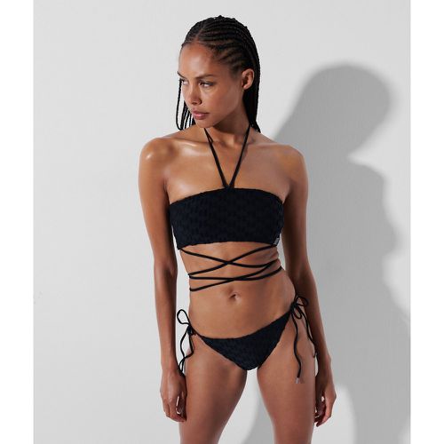 Kl Monogram String Bikini Bottoms, Woman, , Size: XS - Karl Lagerfeld - Modalova