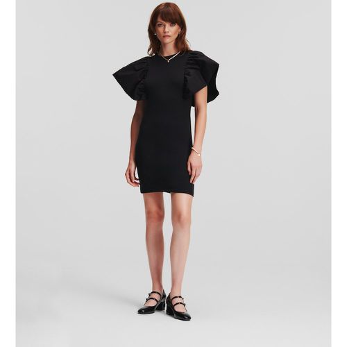 Volume-sleeve Sweat Dress, Woman, , Size: XS - Karl Lagerfeld - Modalova