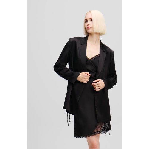 Blazer En Satin, , , Taille: L - Karl Lagerfeld - Modalova