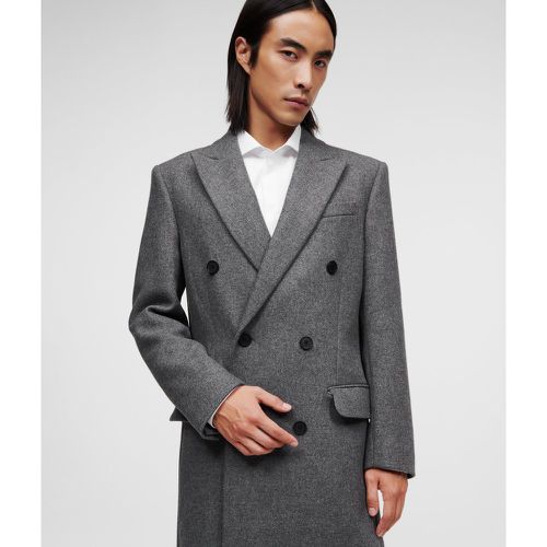 Double-breasted Tailored Coat, Man, , Size: 46 - Karl Lagerfeld - Modalova