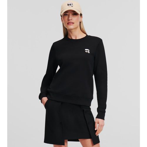 K/ikonik Patch Sweatshirt, Woman, , Size: S - Karl Lagerfeld - Modalova