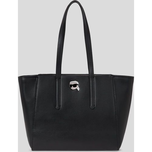 Ikon Pin Leather Tote Bag, Woman, , Size: One size - Karl Lagerfeld - Modalova