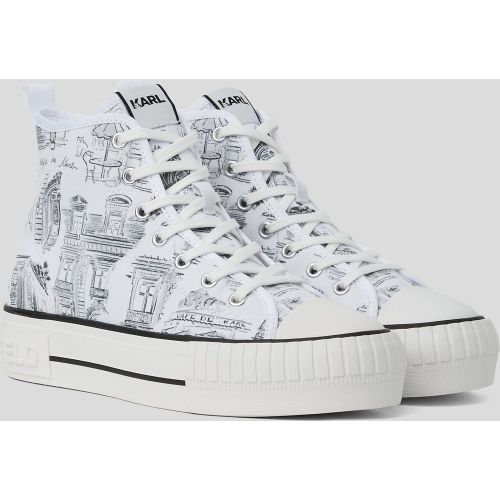 Karl X Jorge Parra High-top Sneakers, Woman, , Size: 35 - Karl Lagerfeld - Modalova