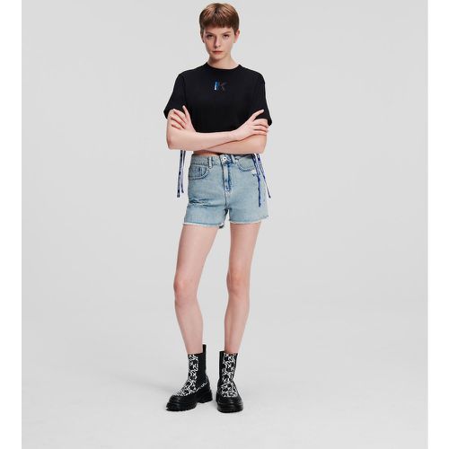 Klj Mid Rise Denim Shorts, Woman, , Size: 25 - KL Jeans - Modalova