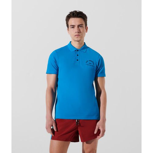 Rue St-guillaume Beach Polo Shirt, Man, , Size: L - Karl Lagerfeld - Modalova