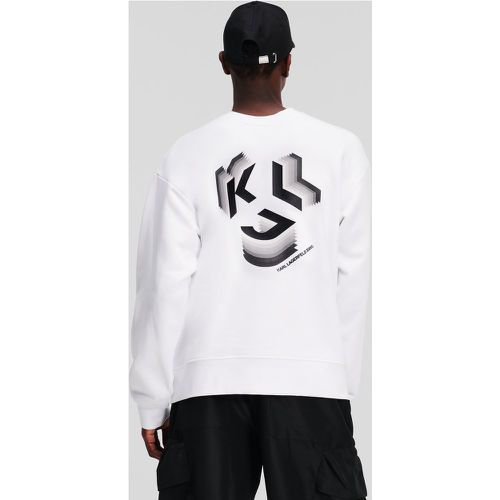 Klj Monogram Sweatshirt, Man, , Size: M - KL Jeans - Modalova