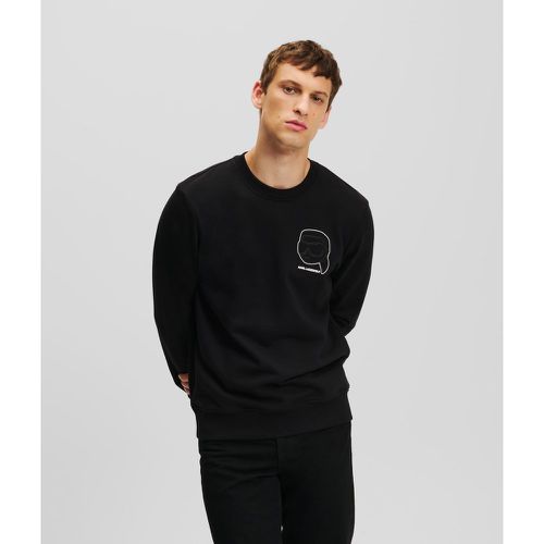 Ikon Outline Sweatshirt, Man, , Size: L - Karl Lagerfeld - Modalova