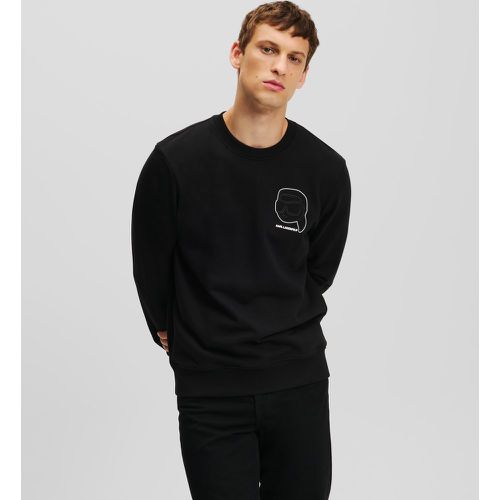 Ikon Outline Sweatshirt, Man, , Size: XS - Karl Lagerfeld - Modalova