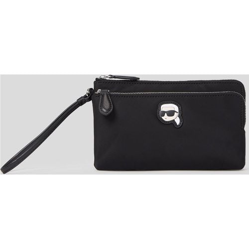 Ikon Nylon Double Pouch, Woman, , Size: One size - Karl Lagerfeld - Modalova