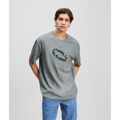 Washed T-shirt, Man, , Size: L - Karl Lagerfeld - Modalova