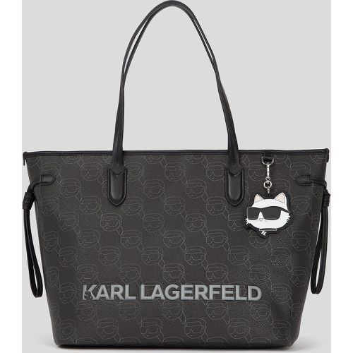 Ikon Monogram Large Tote Bag, Woman, , Size: One size - Karl Lagerfeld - Modalova