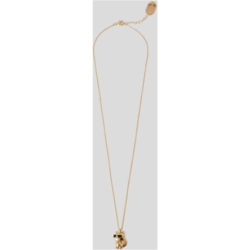 K/ikonik Choupette Charm Necklace, Woman, , Size: One size - Karl Lagerfeld - Modalova
