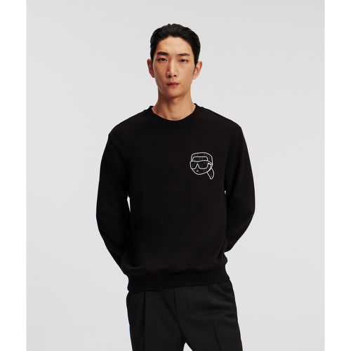 Ikon Monogram Sweatshirt, Man, , Size: L - Karl Lagerfeld - Modalova