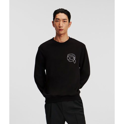 Ikon Monogram Sweatshirt, Man, , Size: XS - Karl Lagerfeld - Modalova