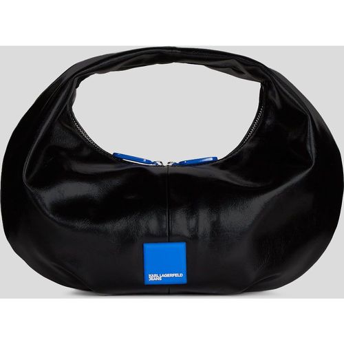 Klj Box Logo Hobo Bag, Woman, , Size: One size - KL Jeans - Modalova