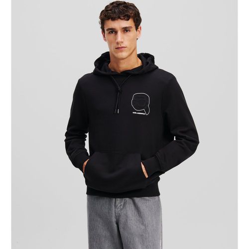 Ikon Outline Hoodie, Man, , Size: L - Karl Lagerfeld - Modalova