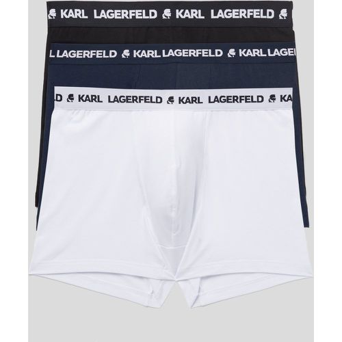 Karl Logo Monochrome Trunks - 3 Pack, Man, //, Size: S - Karl Lagerfeld - Modalova