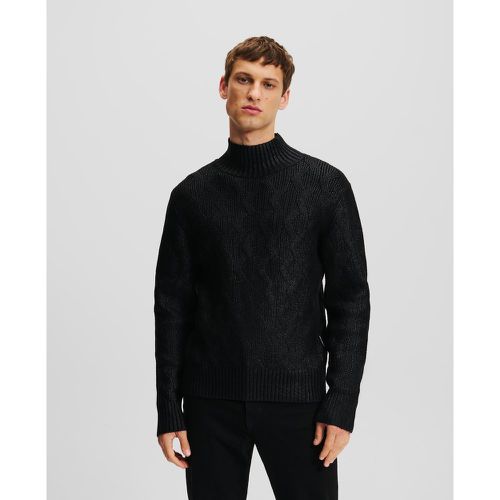 Chunky Turtleneck Sweater, Man, , Size: S - Karl Lagerfeld - Modalova