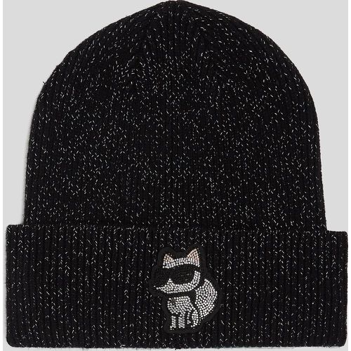 Ikon Choupette Lurex Beanie, Woman, /, Size: One size - Karl Lagerfeld - Modalova