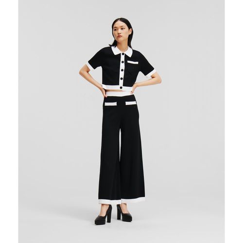 Knitted Tailored Trousers, Woman, /, Size: M - Karl Lagerfeld - Modalova