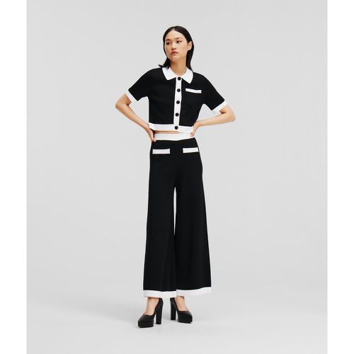 Knitted Tailored Trousers, Woman, /, Size: XS - Karl Lagerfeld - Modalova
