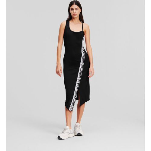 Karl Logo Asymmetric Dress, Woman, , Size: S - Karl Lagerfeld - Modalova