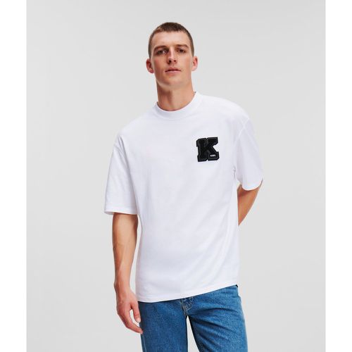 K-initial Varsity T-shirt, Man, , Size: XS - Karl Lagerfeld - Modalova