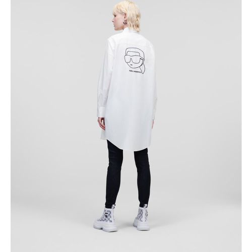 Karl Ikonik Tunic Shirt, Woman, , Size: 38 - Karl Lagerfeld - Modalova