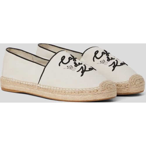 Espadrilles Kamini Duo Café De Karl, , , Taille: 35 - Karl Lagerfeld - Modalova